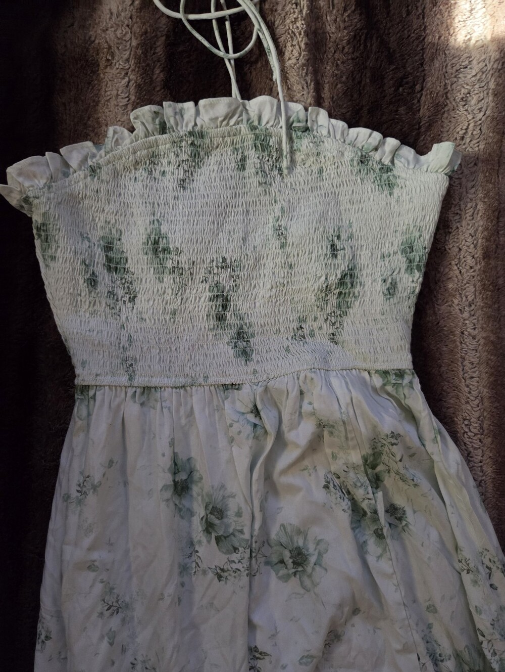 ASOS Design Shirred Halter Maxi Dress Size 10 NWT - Picture 3 of 6
